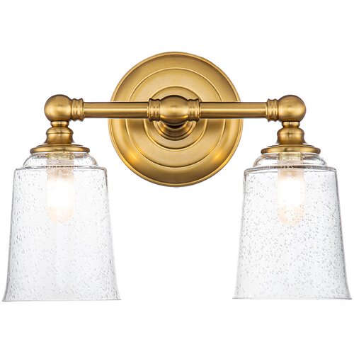 Elstead Lighting Elstead Feiss Hugeunot Lake Stenska svetilka iz polirane medenine, IP44, (22099345) Cene