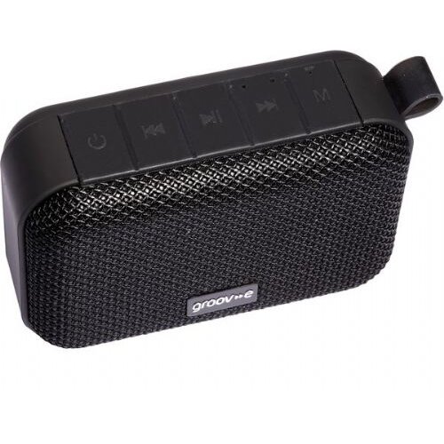 Groov-e wave 2 prenosni bluetooth zvočnik 6W GV-SP462-BK true wireless črn vodoodporen IPX4 Slike