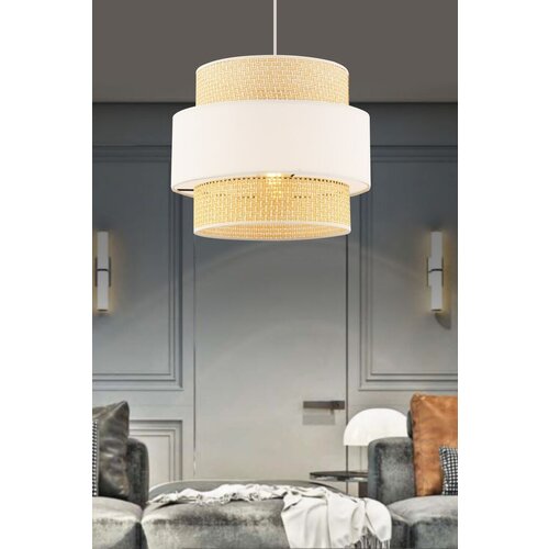 Opviq Luster Cascade Hazeran, 30x30cm, Bež-beli Slike