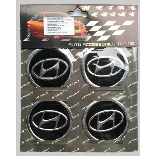  AMBLEMI SILIKONSKI CRNI 4/1 fi60mm HYUNDAI Slike