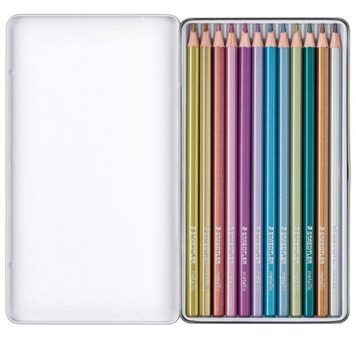 BOJE DRVENE 12BOJA METALNA KUTIJA METALLIC DESIGN JOURNEY STAEDTLER 146M M12 BLISTER * DO ISTEKA ZALIHA Cijene