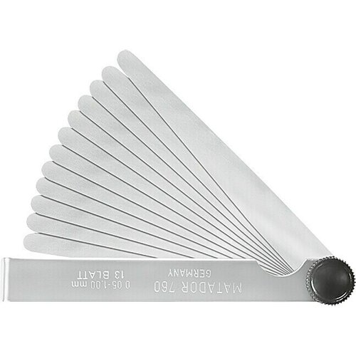 Matador Mjerači gnoja, 100 mm lim, 13 x 0,05 - 1,00 Mjerni listići Matador 07600002 Cijene