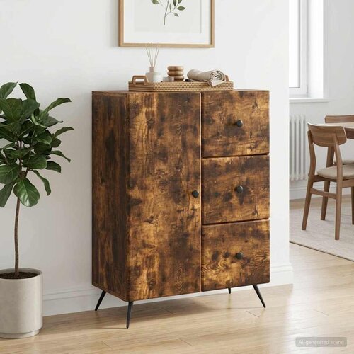  Kreveta Dimljeni hrast 66 x 34,5 x 90 cm Konstruirano drvo Cijene