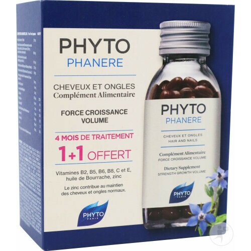 Phyto phanere kapsule 120 komada, 1+1 gratis Cene