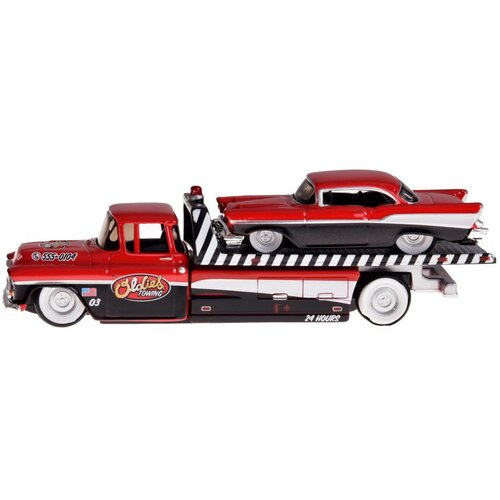  Licencirani lijevani automobili Chevrolet Flatbed 1957 i Bel Air ZA5864 u mjerilu 1:64 Slike