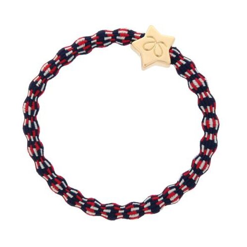 By Eloise London Gold Star Red White and Blue elastika za lase Cene
