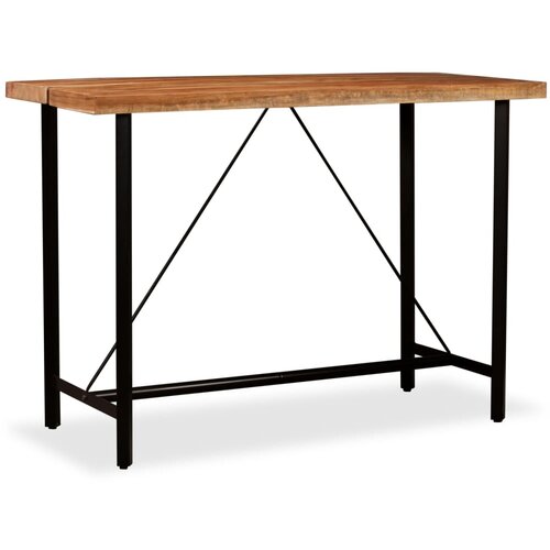  Barski stol od masivnog bagremovog drva 150 x 70 x 107 cm Slike