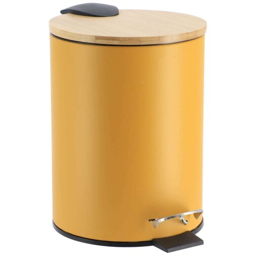 Tendance kanta za smeće na pedalu 3l soft close, metal/bambus, žuta Cijene