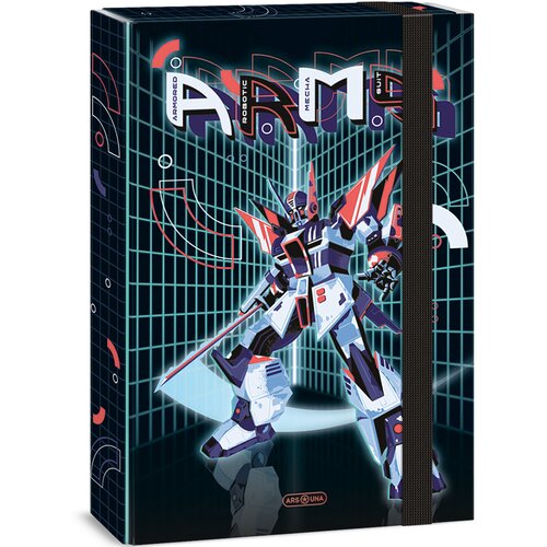 Ars Una A.R.M.S. mapa A4 z elastiko in robotskim motivom Cene