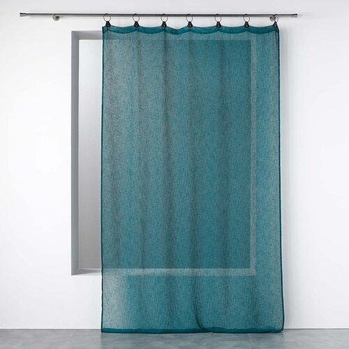 Douceur d intérieur Petrolej zelena prozirna zavjesa 140x240 cm Linka – Cijene