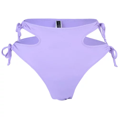 Trendyol Lilac Cut Out Detailed High Waist Bikini Bottom