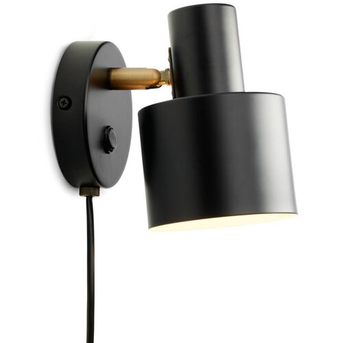 Halo Design 746880 - zidno spot svetlo vogue 1xE27/40W/230V crna/mesing Cene