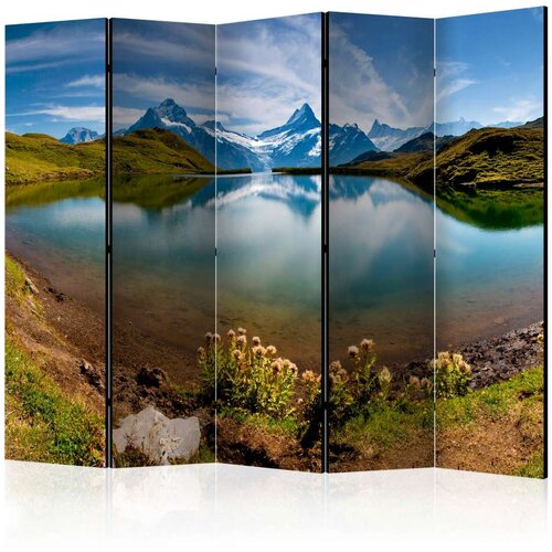  Paravan u 5 dijelova - Lake with mountain reflection Switzerland II [Room Dividers] 225x172 Cijene
