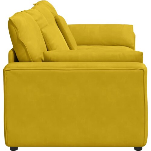  Modularna sofa s jastucima žuta Slike