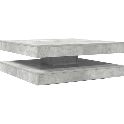 Maison Chic Klubska mizica - kavna mizica - Nizka mizica betonsko siva 90x90x34,5 cm, (21753526) Cene
