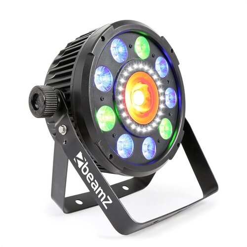 Beamz BX96 PAR 9X9 W 6V1, RGBW-UV LED diode, 24 X SMD-LED diode, COB tehnologija, daljinski upravljač Cijene