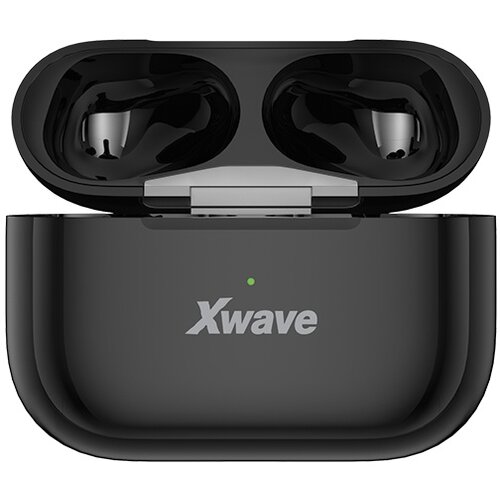 X Wave TWS300 black Bluetooth slu&amp;scaron;alice TWS sa mik/v5.3/EDR/baza za punjenje Slike