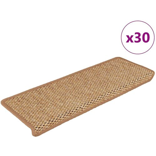  Ljepljivi tepisi za stepenice 30 kom 65x21x4 cm narančasti Slike