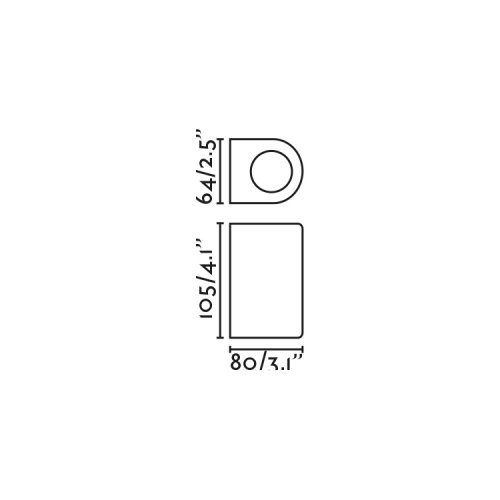 Faro 70323 - Spoljno zidno svetlo ESTELA 1xGU10/5W/230V IP65 belo Slike