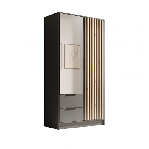 ADRK Garderobna omara Neri 102 cm - GRAFIT Slike