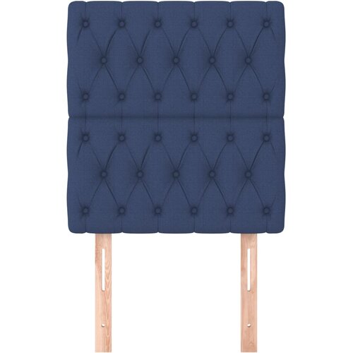  Uzglavlje plavo 80x7x118/128 cm tkanina Slike