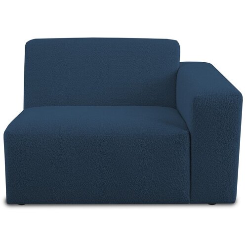 Scandic Tamno plava modularna sjedeća garnitura od bouclé tkanine (s desnim kutom) Roxy – Cijene