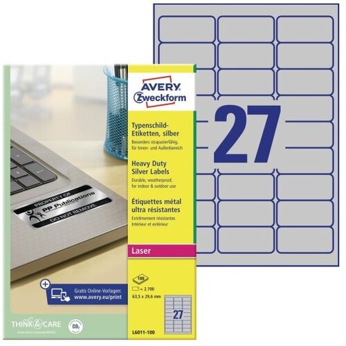  Etikete zweckform l6011 63,5 x 29,6 1/100 ZWECKFORM1 Cene