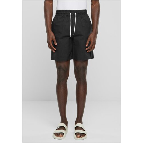 UC Men Men's Seersucker Shorts - Black Slike