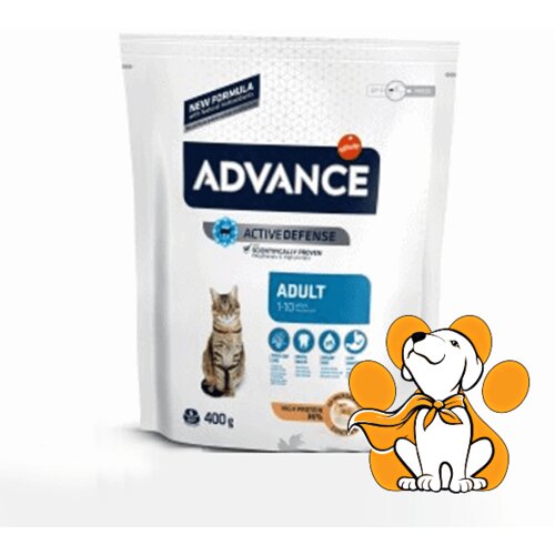 Advance active Defense Adult 400g, Hrana Za Odrasle Mačke s Piletinom i Pirinčem Slike