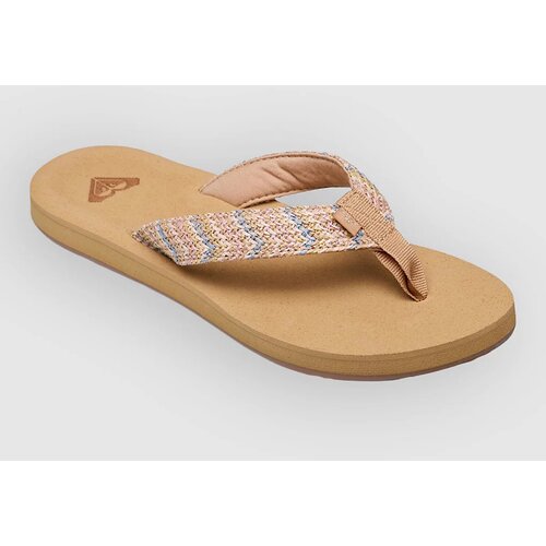 Roxy Porto Raffia Sandali blue / brown / white Cene