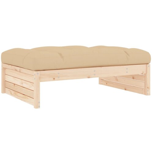 Maison Chic Vrtni stolček - Vrtni stoli za noge 120x80 cm trdna borovina JS849, (21877274) Cene
