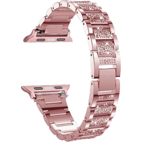 Chameleon Kovinski pa&scaron;ček za Apple Watch (42/44/45) Diamond, roza Cene