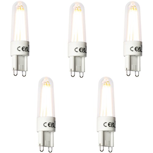 LUEDD Komplet 5 G9 LED žarnica z žarilno nitko 2,5W 240lm 2300K Cene