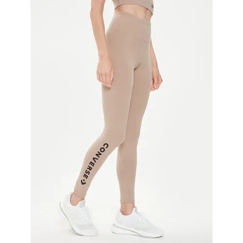 Converse Pajkice W Wordmark Legging 10024544-A10 Bež Skinny Fit