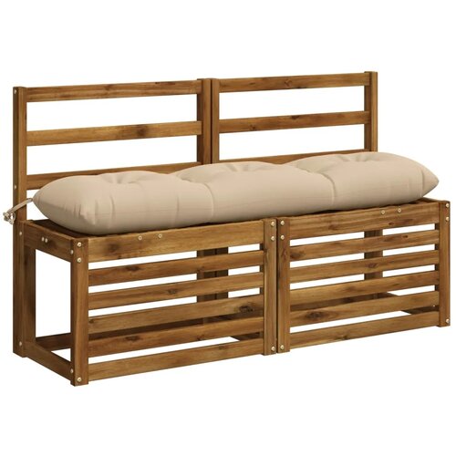  Jastučić za klupu VIANEN 100% poliester Krem 110 x 30 x 12 cm - Krem 110 x 30 x 12 cm Slike