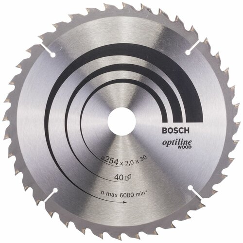 Bosch List kružne testere Optiline Wood 254 x 30 x 2,0 mm, 40 2608640438, 254 x 30 x 2,0 mm, 40 Slike