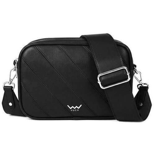 Vuch Crossbody torba Massimo Striped Black, 16 x 23 cm Cene