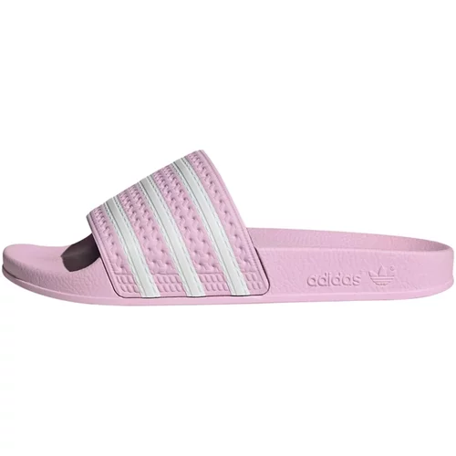 Adidas Nizki natikači 'Adilette' roza / bela