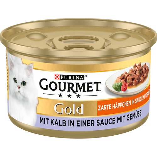  2 x Gourmet Gold po posebnoj cijeni! - Meki zalogajčići: teletina i povrće (24 x 85 g) Slike