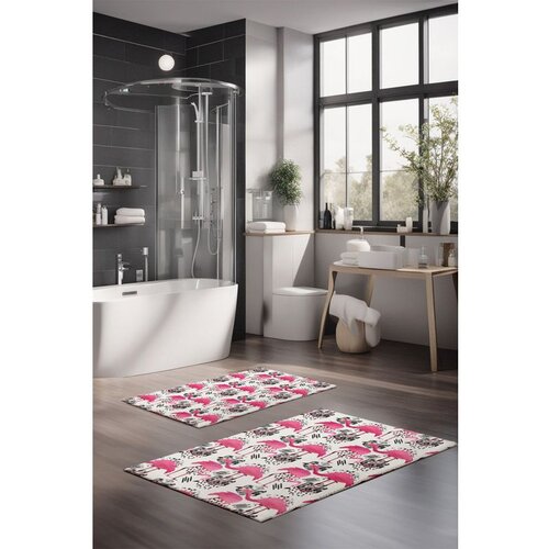  CT-5336 multicolor bathmat set (2 pieces) Cene