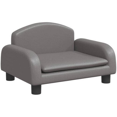 Maison Chic Otroški kavč - Otroški divan - Otroški sedež siv 50x40x30 cm umetno usnje, (21729532) Cene