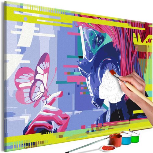  Slika za samostalno slikanje - Cyber Butterfly 60x40 Cijene