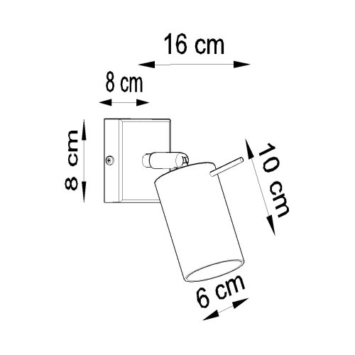  Brilagi - LED zidno spot svetlo ASMUS 1xGU10/7W/230V crna Slike