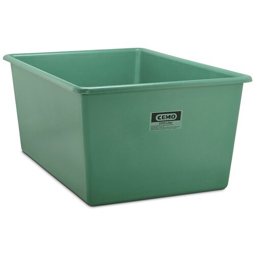 Cemo Velika posoda iz GFK, prostornina 2200 l, DxŠxV 2108 x 1480 x 915 mm, zelena Cene