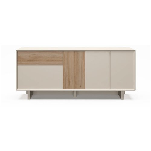 Marckeric Bež/u prirodnoj boji komoda u dekoru hrasta 180x76x45 cm Carpi – Cijene