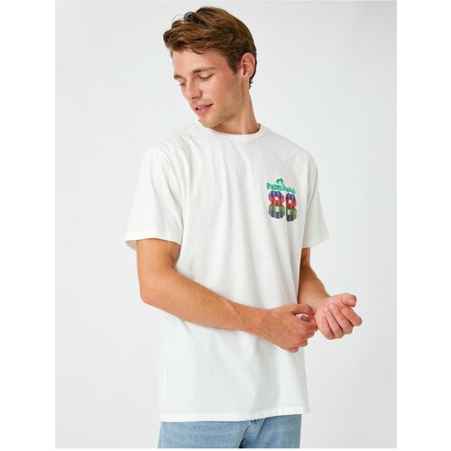 Koton T-Shirt - Ecru - Standard Slike