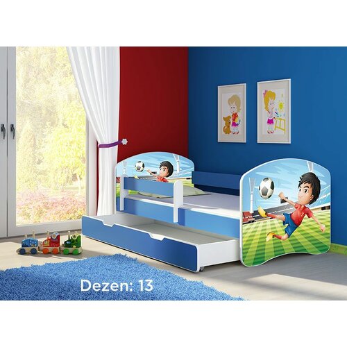 ACMA dečiji krevet ii 180x80 f + dušek 6 cm BLUE13 Slike