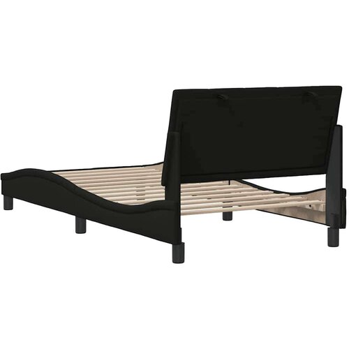 VidaXL okvir za krevet bez madraca crni 100x200 cm od tkanine Slike