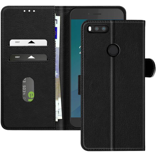 AVIZAR Ohišje za Xiaomi Mi A1 Clamshell Wallet and Video Holder, Črna, (5000012380) Cene