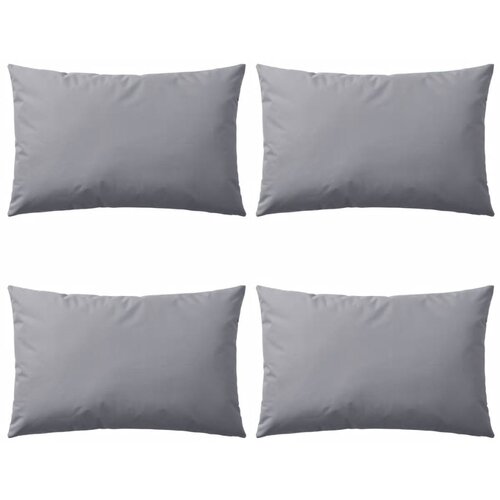 vidaXL Zunanje blazine 4 kosi 60x40 cm sive Cene